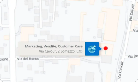 sede commerciale Dettaglio mappa della sede commerciale di Alias Digital