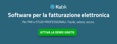 Kubik fatturazione elettronica SMART per PMI e Studi professionali
